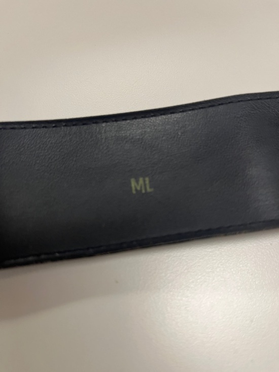 Source Unknown Black Patent Belt with Gold Ornate Buckle M/L main image 11